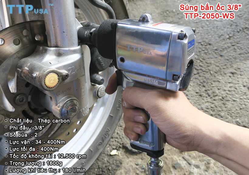 Súng Bắt Ốc 3/8" TTPusa 2050-WS
