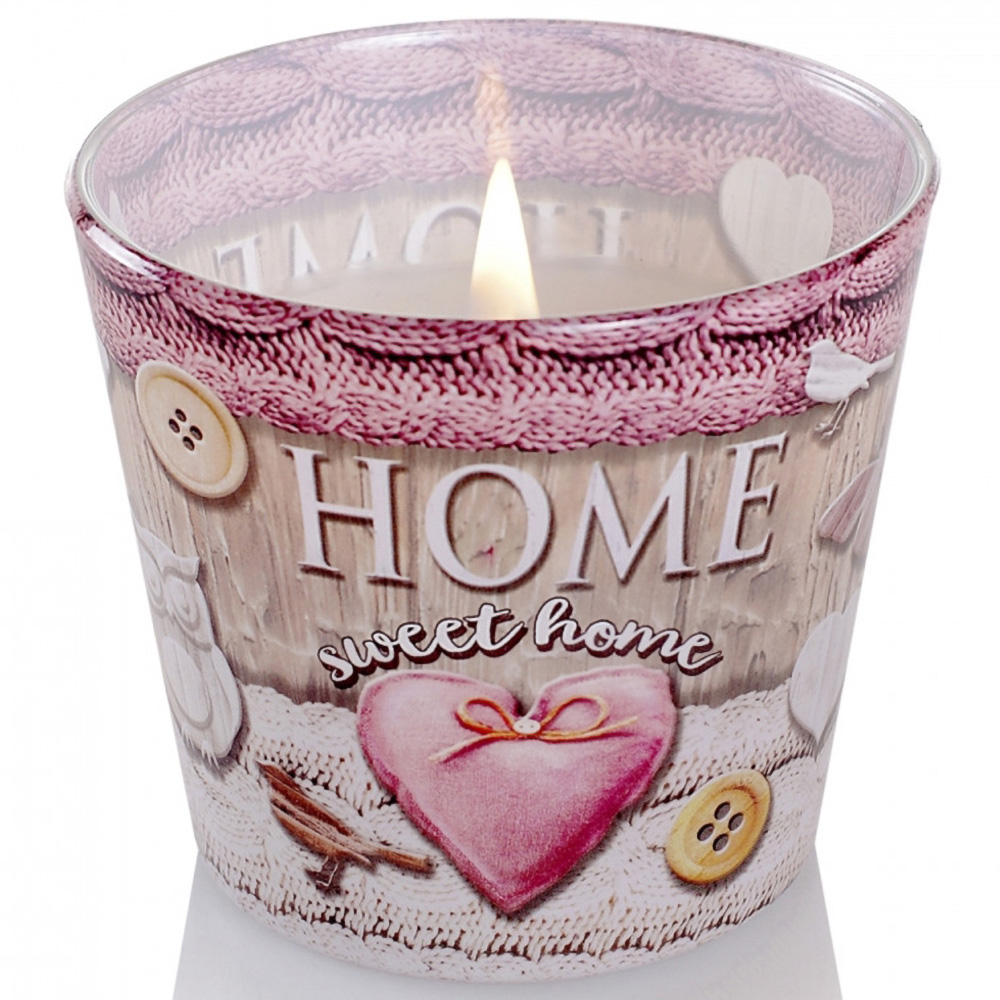 Ly nến thơm tinh dầu Bartek Home Sweet Home 115g QT00667- hương cam rừng (giao mẫu ngẫu nhiên)