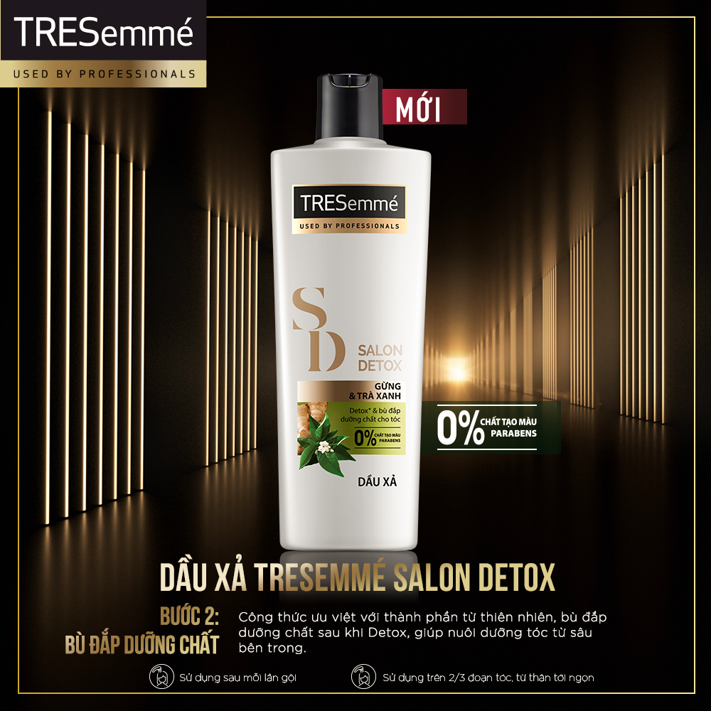 Combo 2 Dầu Gội, Dầu Xả TRESEMME Keratin Smooth suôn mượt 640g, 620g