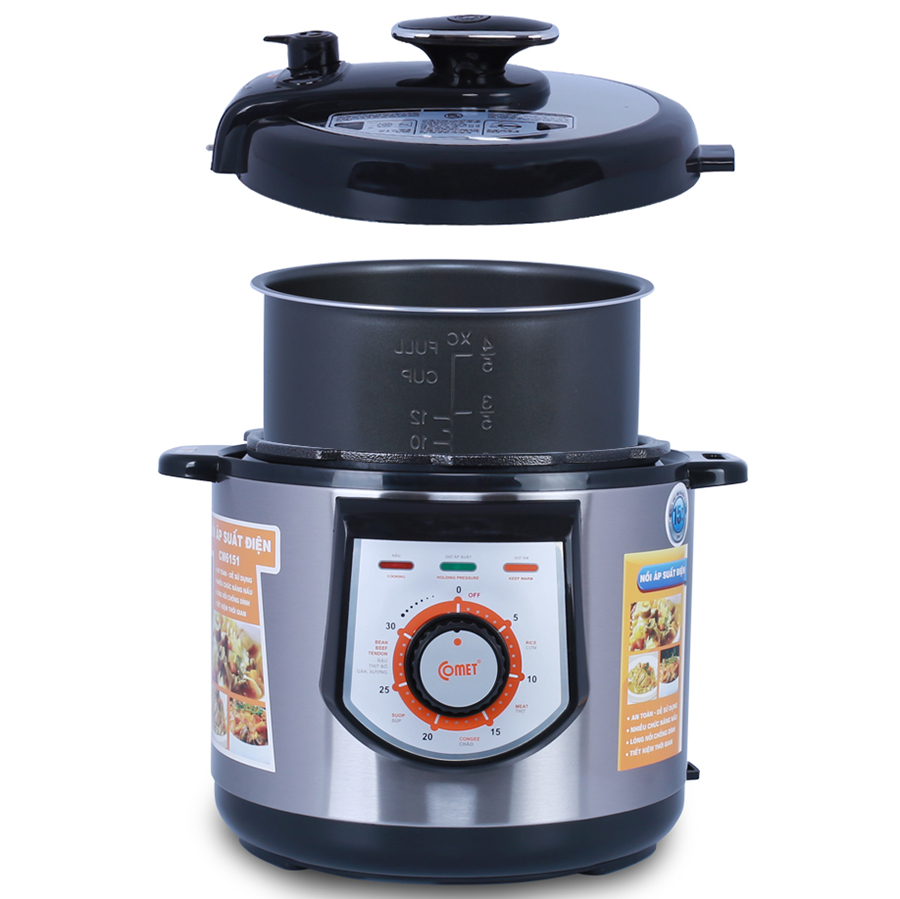 Nồi Áp Suất Điện Comet CM6151 - Hàng Chính Hãng