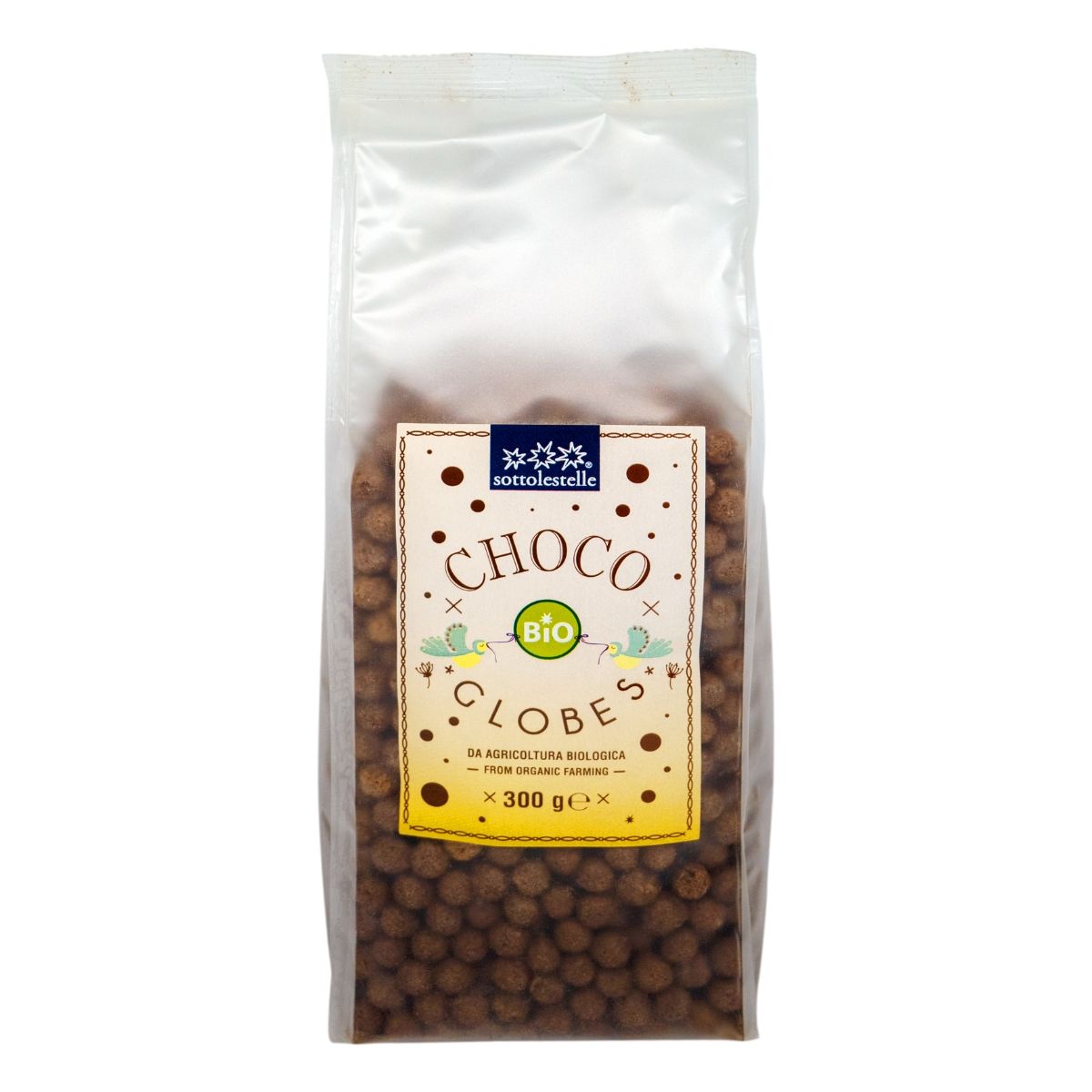 Ngũ cốc hữu cơ socola dạng viên Sottolestelle 300g Organic Choco Globes