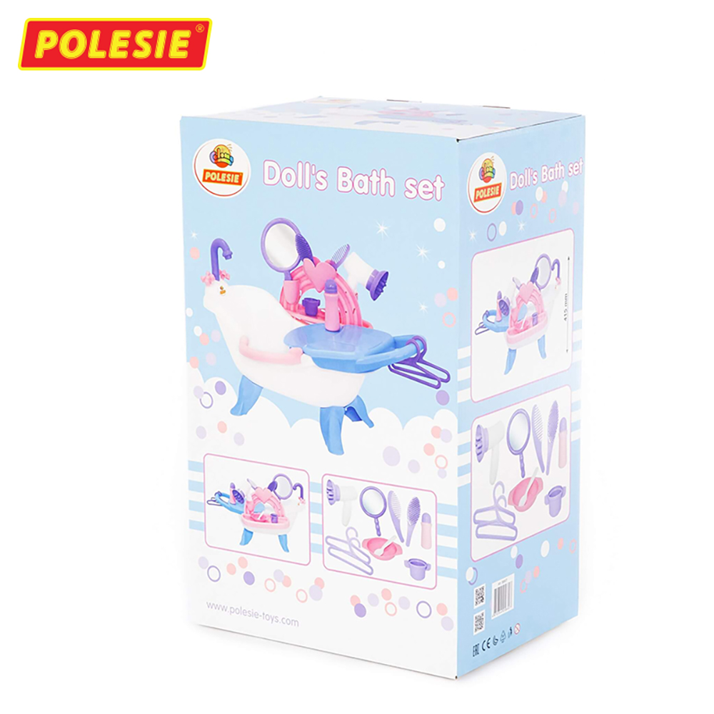 Bộ Đồ Chơi Nhà Tắm Búp Bê Số 2, Đồ Chơi Giáo Dục, Hướng Nghiệp, An Toàn, Phát Triển Tư Duy Sáng Tạo Cho Bé - Polesie Toys 58607