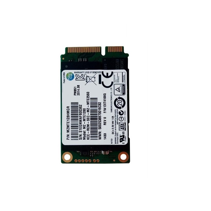 Ổ Cứng SSD Samsung mSATA PM851 128GB - Hàng Nhập Khẩu