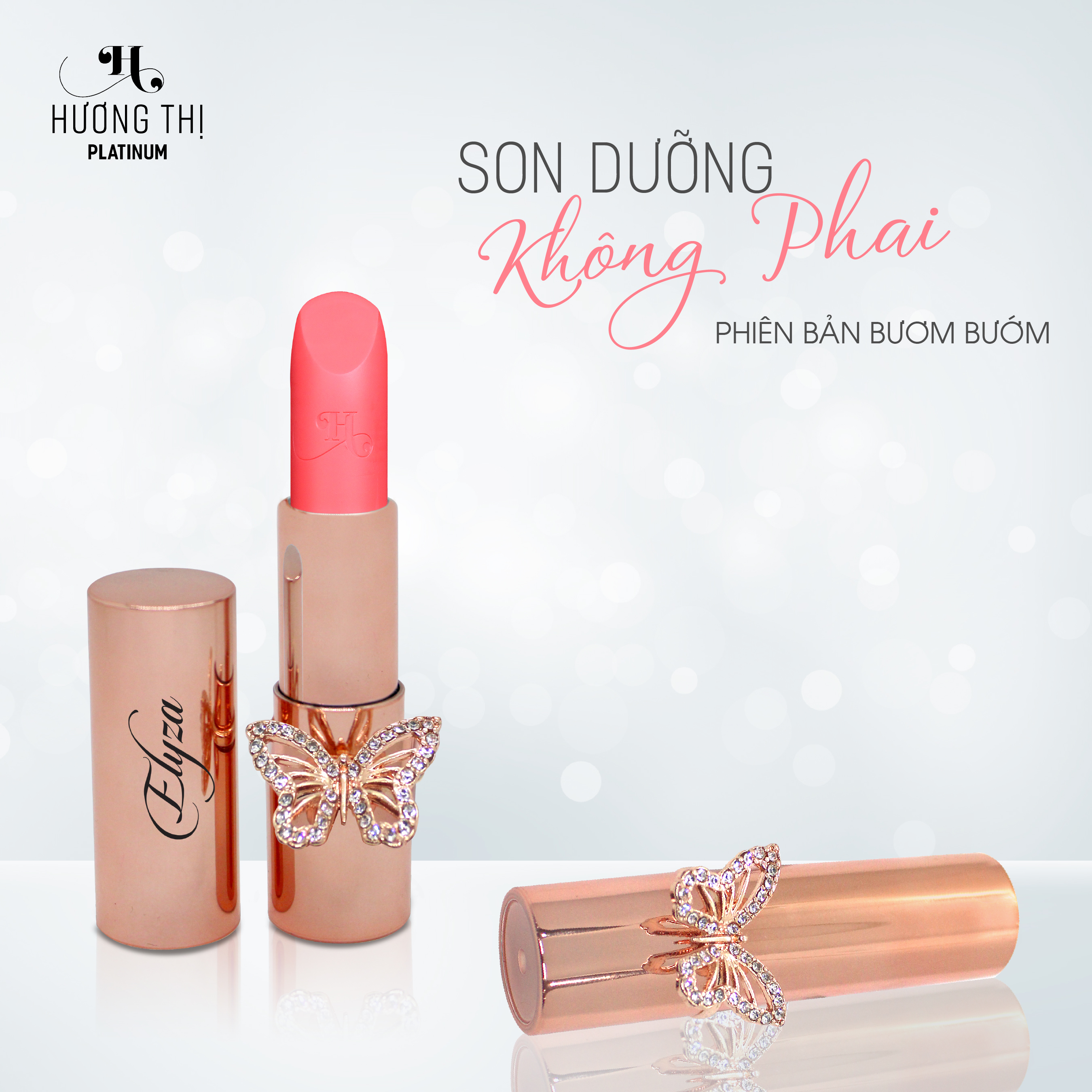 Son Dưỡng Môi Không Phai Elyza Hương Thị Siêu Sang – Phiên Bản Bươm Bướm