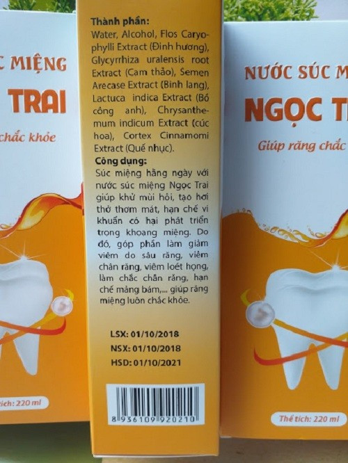 Nước súc miệng Ngọc Trai