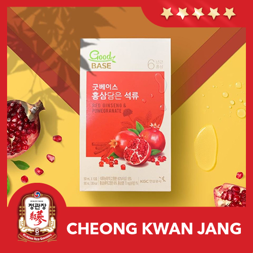 Nước Hồng Sâm Hàn Quốc Goodbase Lựu Đỏ KGC Cheong Kwan Jang (50ml x 30 gói)