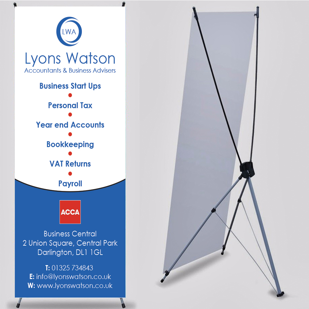 COMBO 2 STANDEE X CƯỜNG LỰC SIZE 80X180CM SIÊU CỨNG CÁP