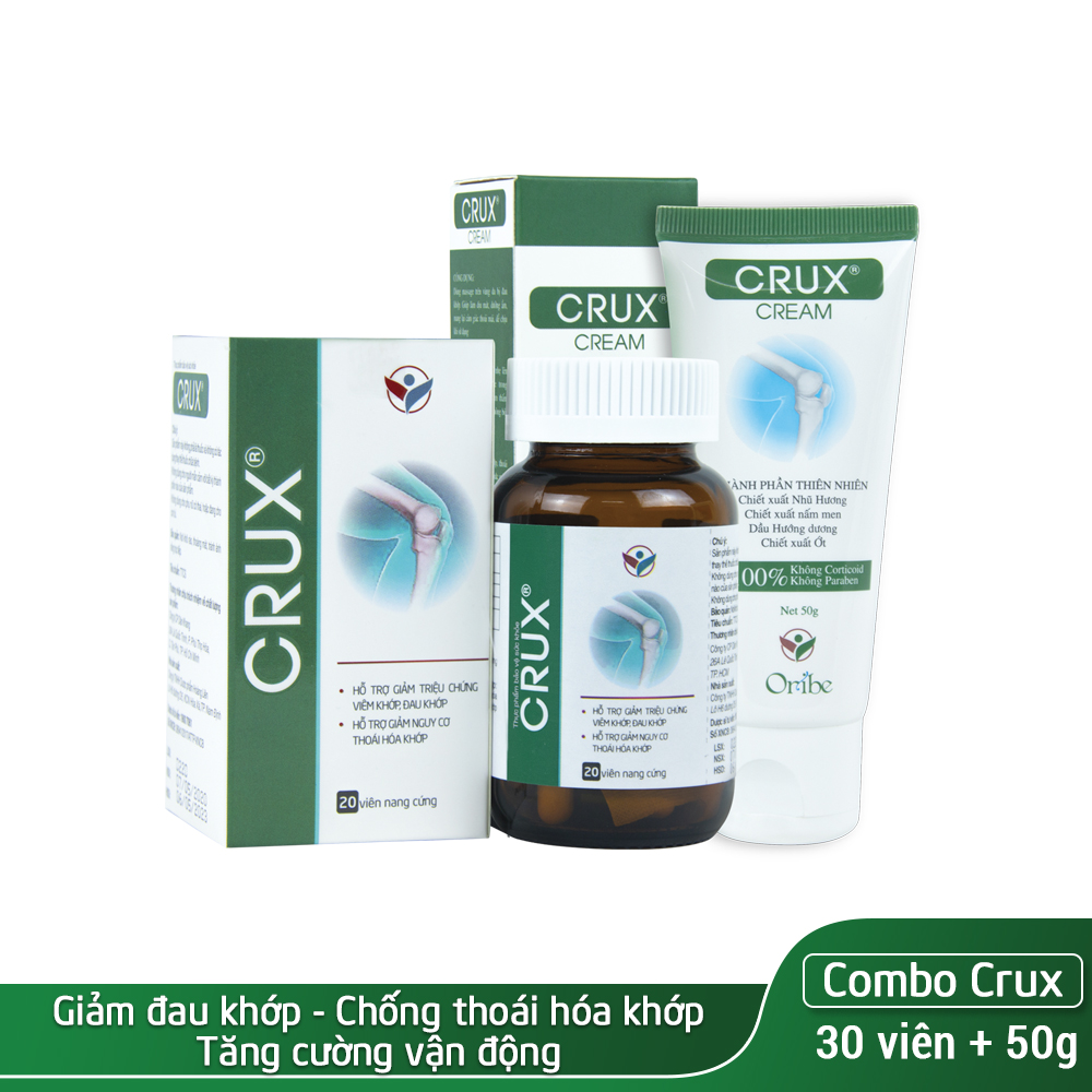 Viên Uống Giảm Đau Khớp, Chống Thoái Hóa Khớp, Tăng Cường Vận Động CRUX