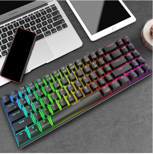 Bàn phím cơ không dây Royal Kludge RK71 RGB CHÍNH HÃNG - Brown switch. 71 phím, nhỏ, gọn, nhẹ, dễ dàng mang theo