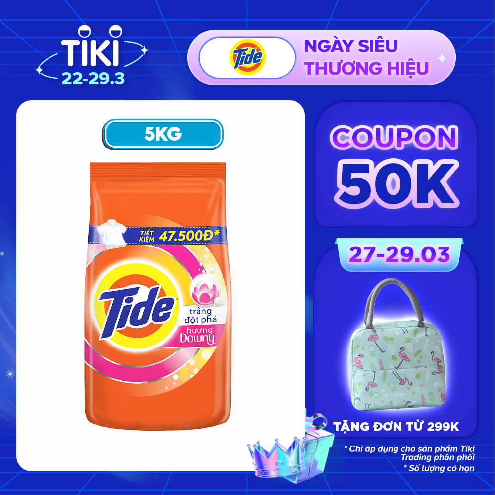 Bột Giặt Tide Hương Downy (5kg)