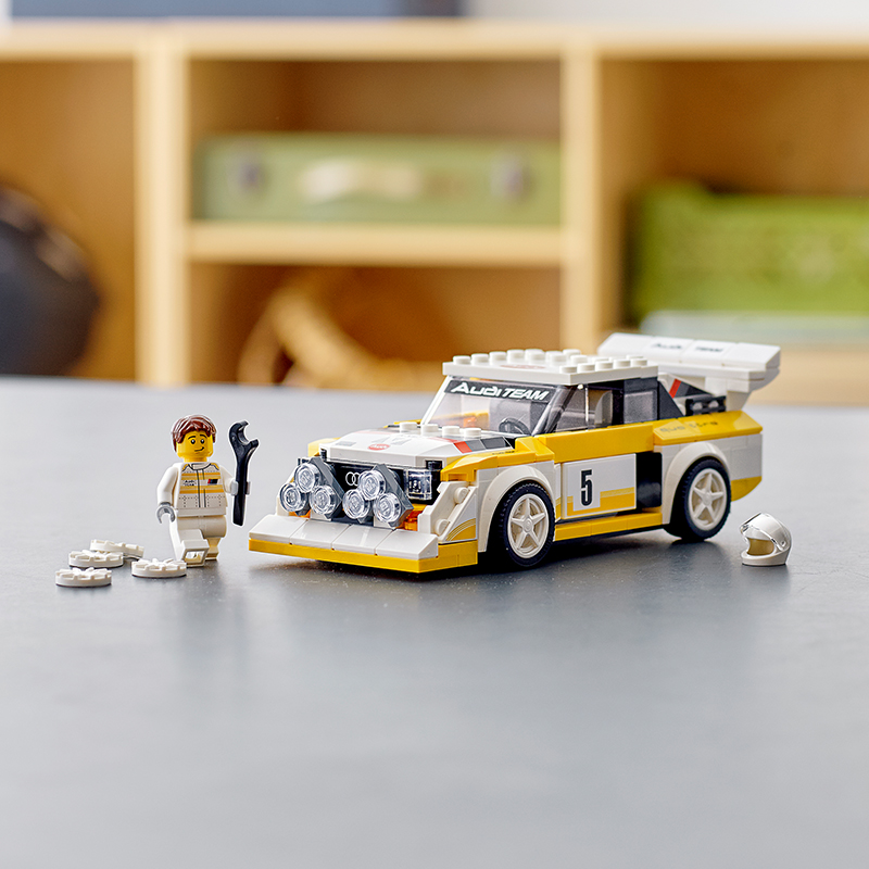 Mô Hình Lắp Ráp LEGO SPEED CHAMPIONS Siêu Xe 1985 Audi Sport Quattro S1 76897 (250 Chi Tiết)