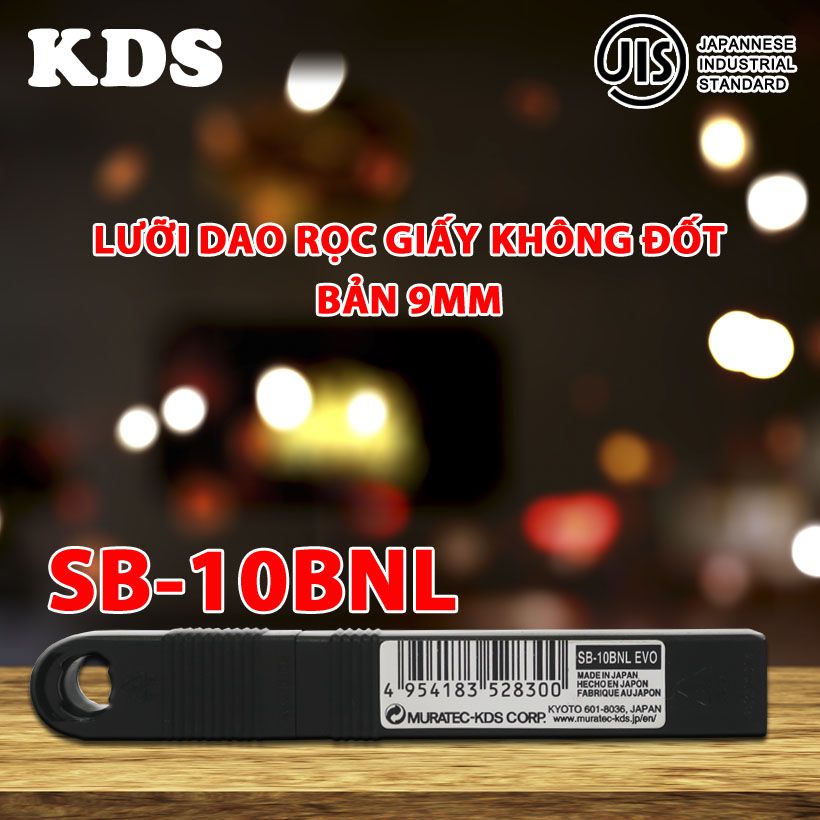 LƯỠI DAO KHÔNG ĐỐT 9mm KDS SB-10BNL