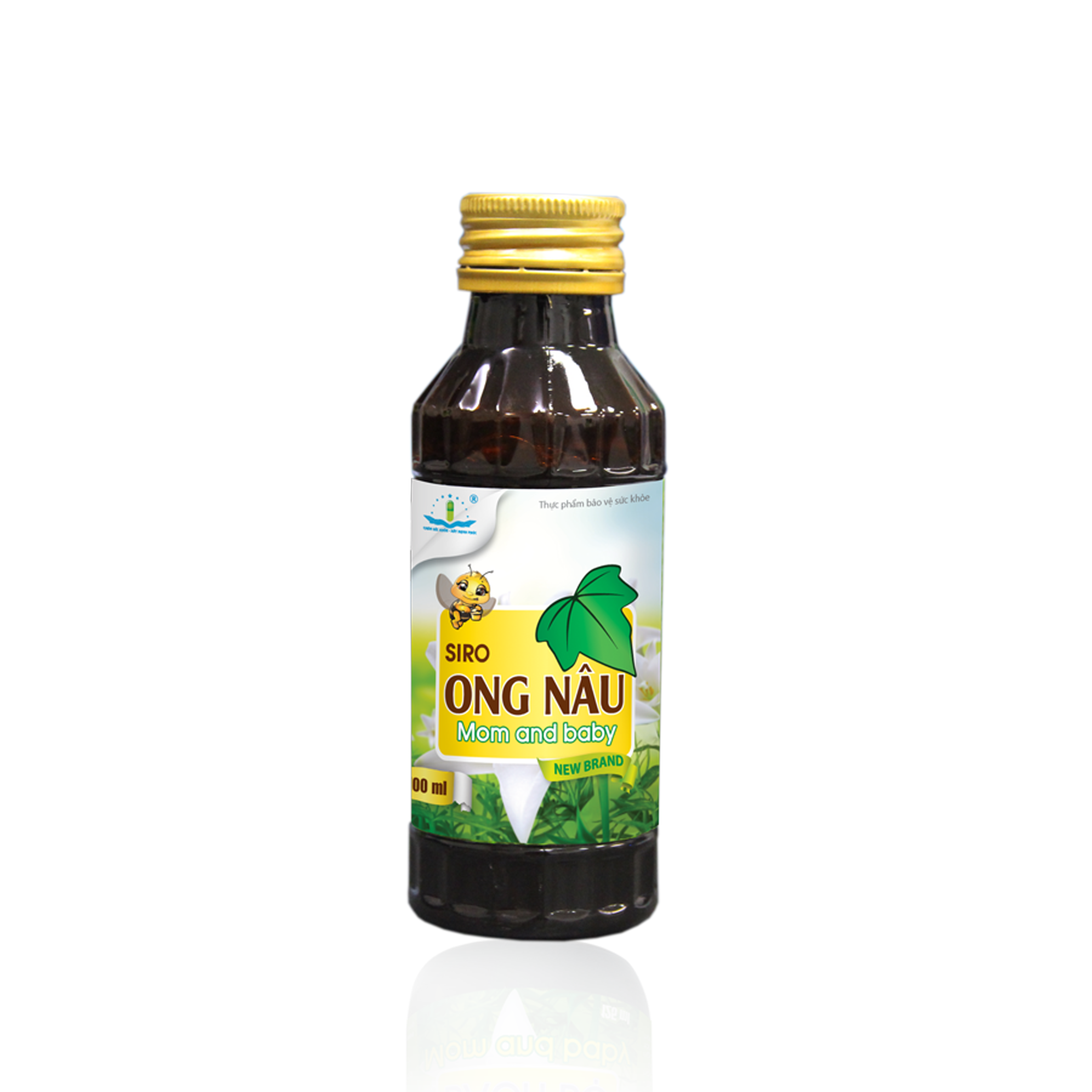 SIRO ONG NÂU MOM AND BABY NEW BRAND (Chai 125 ml) Hỗ Trợ Giảm Ho, Đau Họng, Rát Họng, Khản Tiếng, Bổ Phổi, Ích Phế, Long Đàm