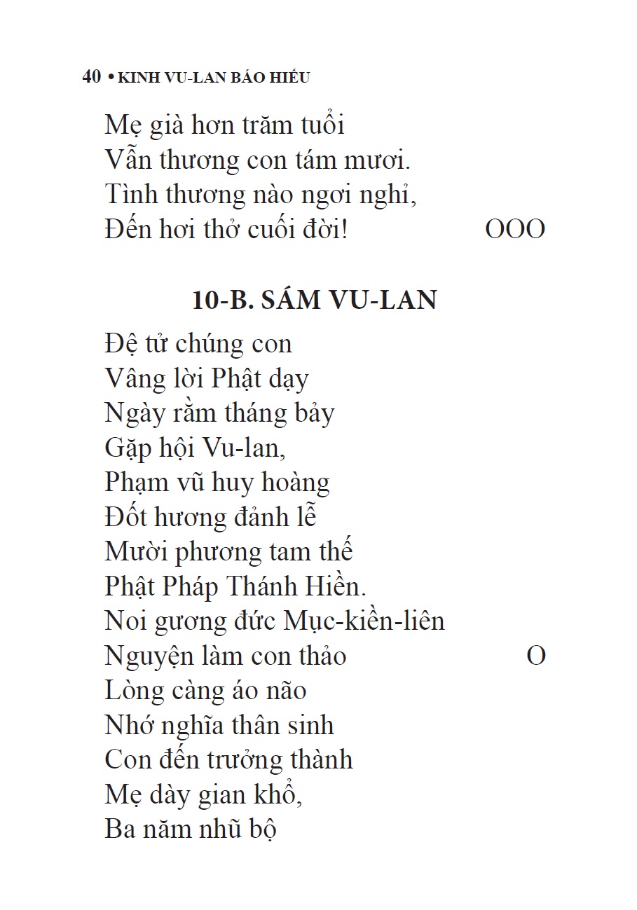 Kinh Vu Lan Báo Hiếu (Tái bản 2018)