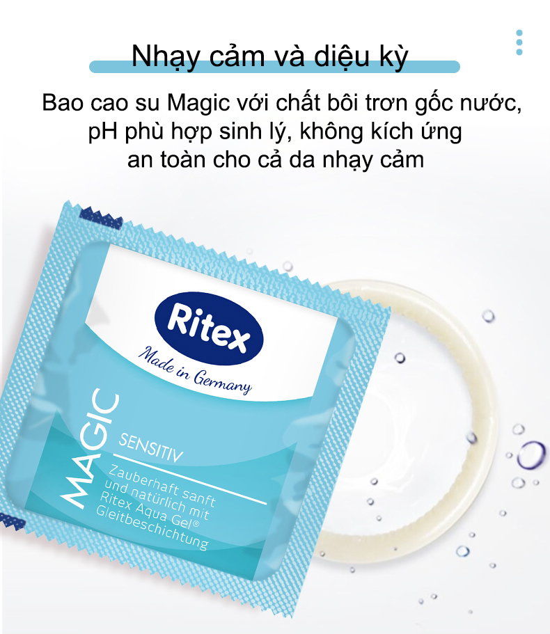 Bao Cao Su Ritex Magic Nhảy Cam Diệu Kỳ