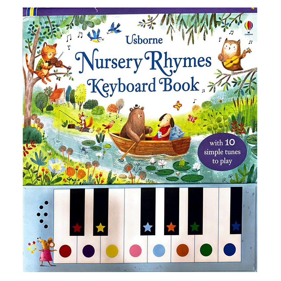 Sách Usborne Nursery Rhymes Keyboard Book