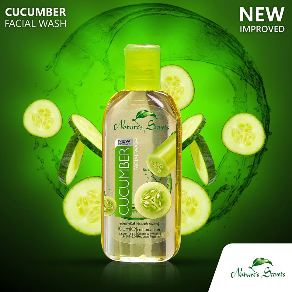 Sữa rửa mặt sạch nhờn giảm mụn Cucumber Facial Wash 100ml