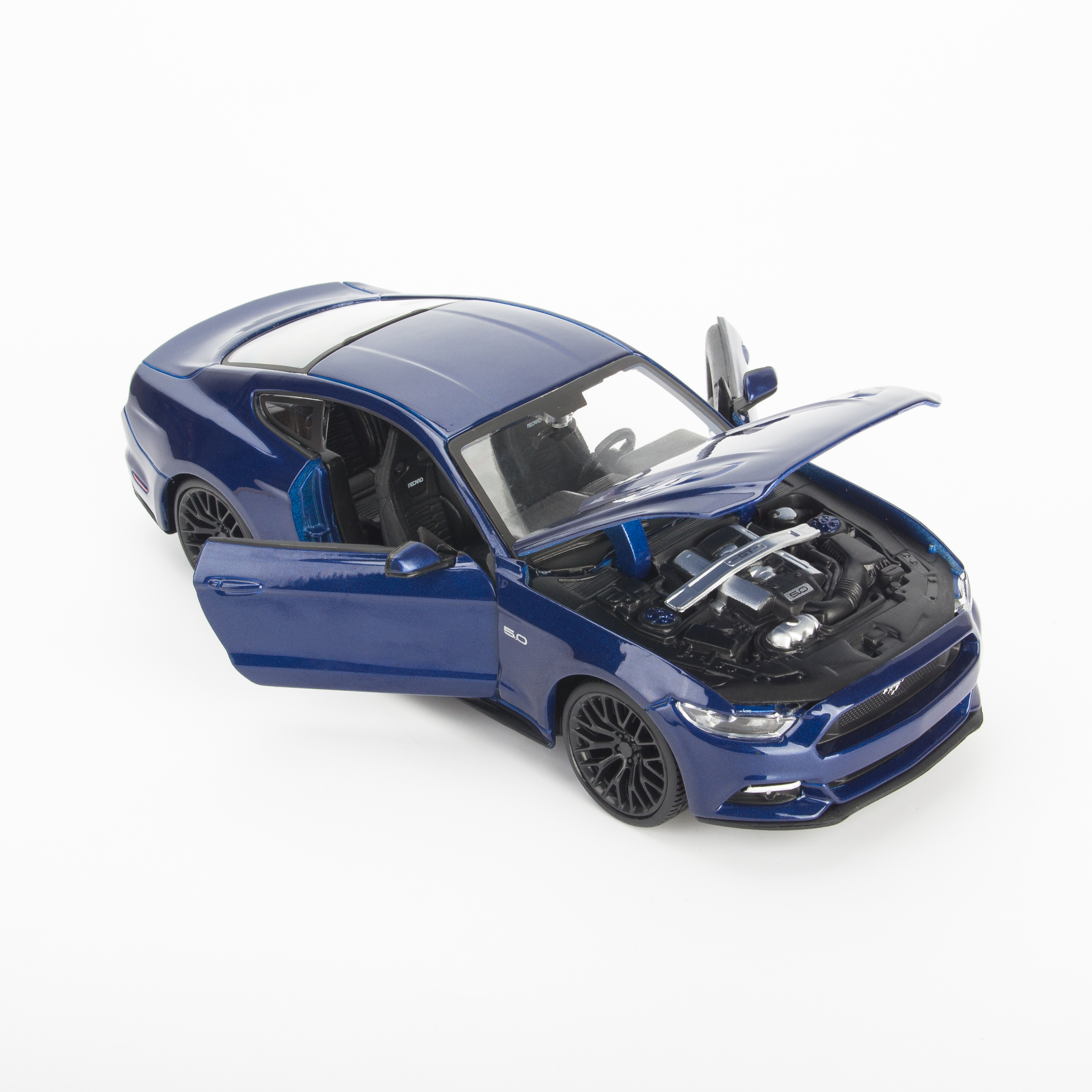 Mô Hình Xe Ford Mustang GT 2015 Blue 1:24 Maisto MH-31508
