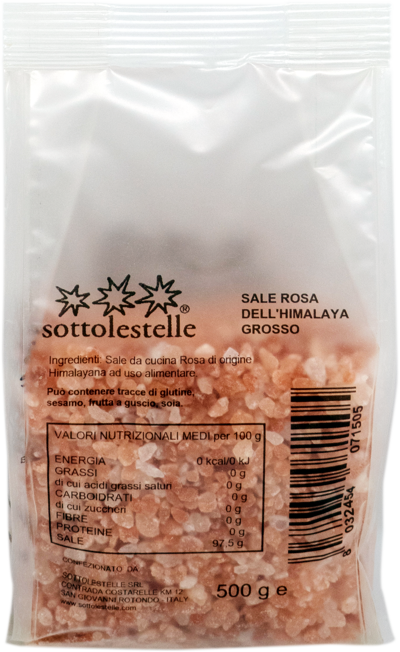 Hạt Muối hồng Himalaya  Sottolestelle Himalayan Pink Salt ( Coarse Grain )