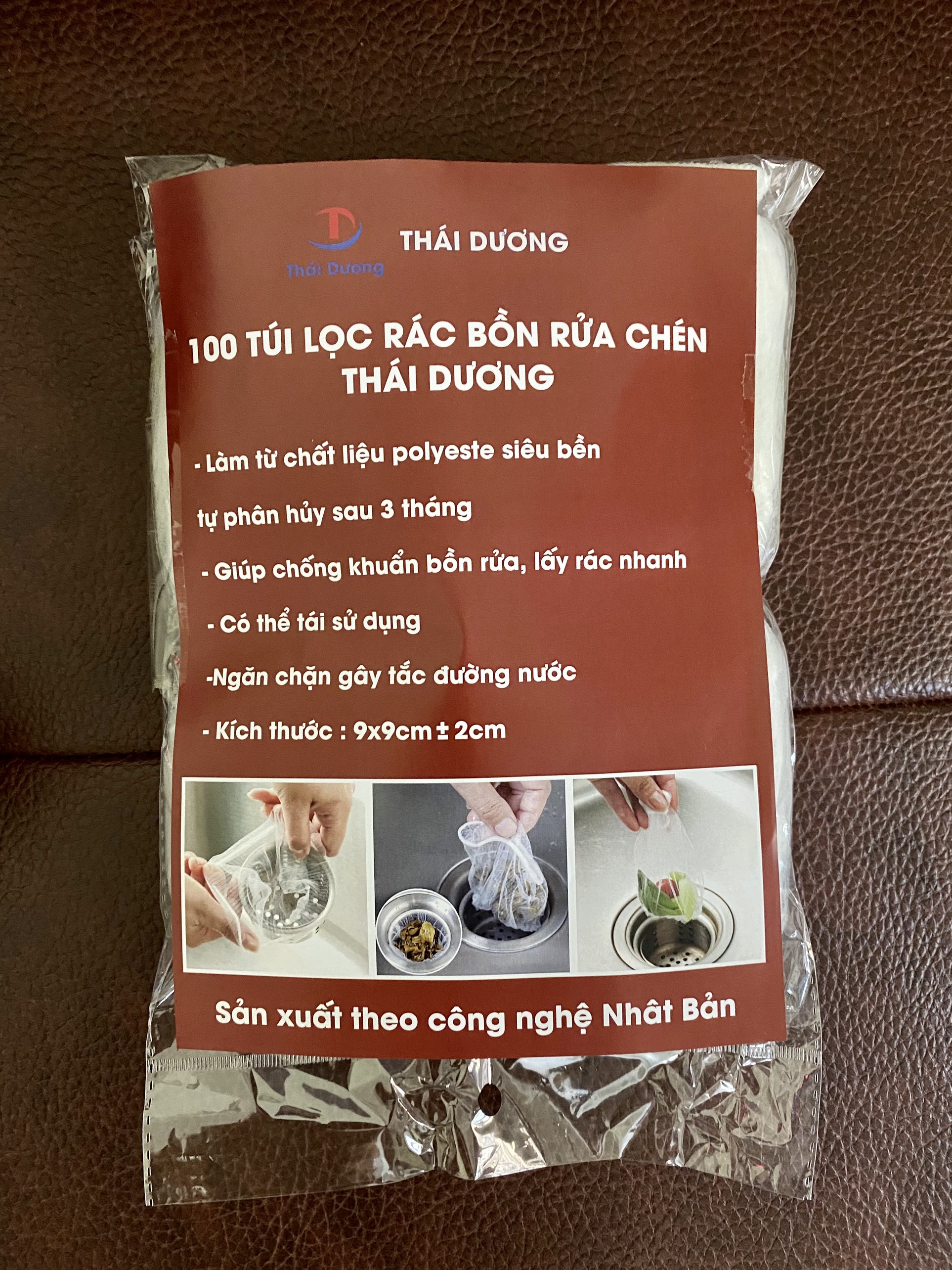 Combo 200 Túi Lọc Rác Thái Dương Siêu Tiện dụng cho Bồn rửa Chén bát - Hàng Việt Nam Chất Lượng Cao