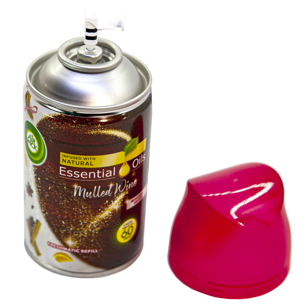 Bình xịt tinh dầu thiên nhiên Air Wick Mulled Wine 250ml QT06515 - cam, quế, hồi