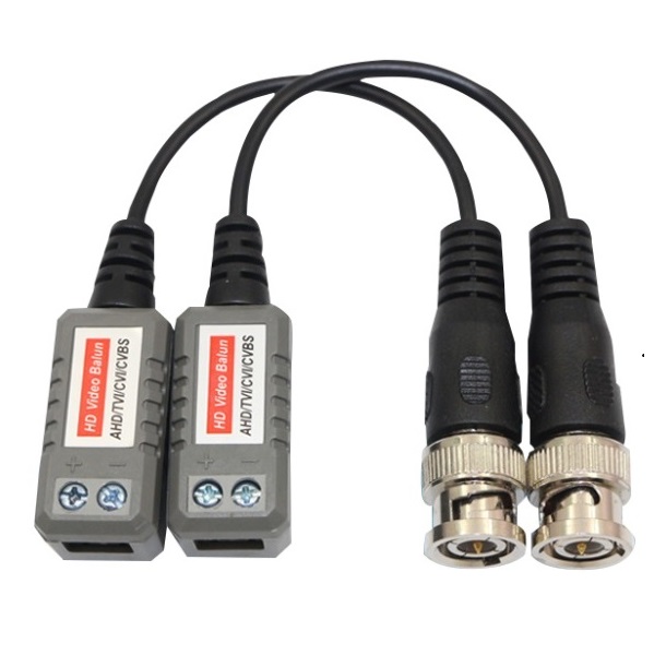 10 Cặp Video Balun Camera Full HD 2.0MP Chất Lượng Cao, Giữ Chặt Dây Cáp Bằng Vít