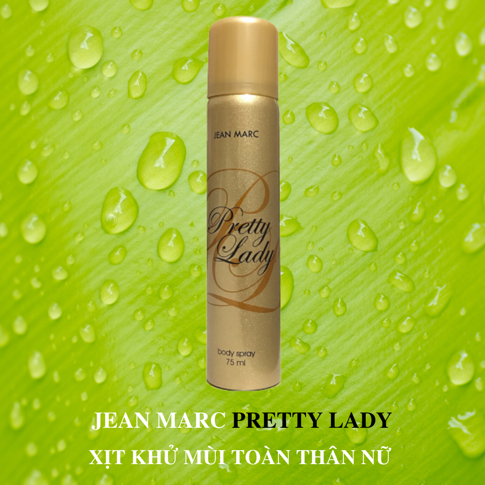 Xịt khử mùi toàn thân nữ Jean Marc Pretty Lady 75ml