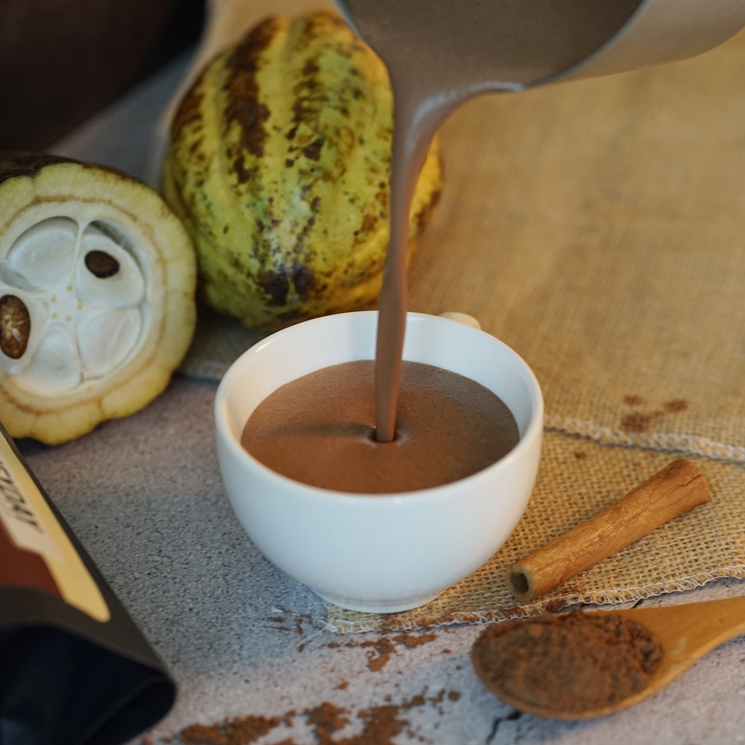 Heyday Bột Cacao Nguyên Chất Không Đường Việt Nam - Dòng Origin - Chứng Nhận UTZ - Hỗ Trợ Giảm Cân - Túi Giấy 250g