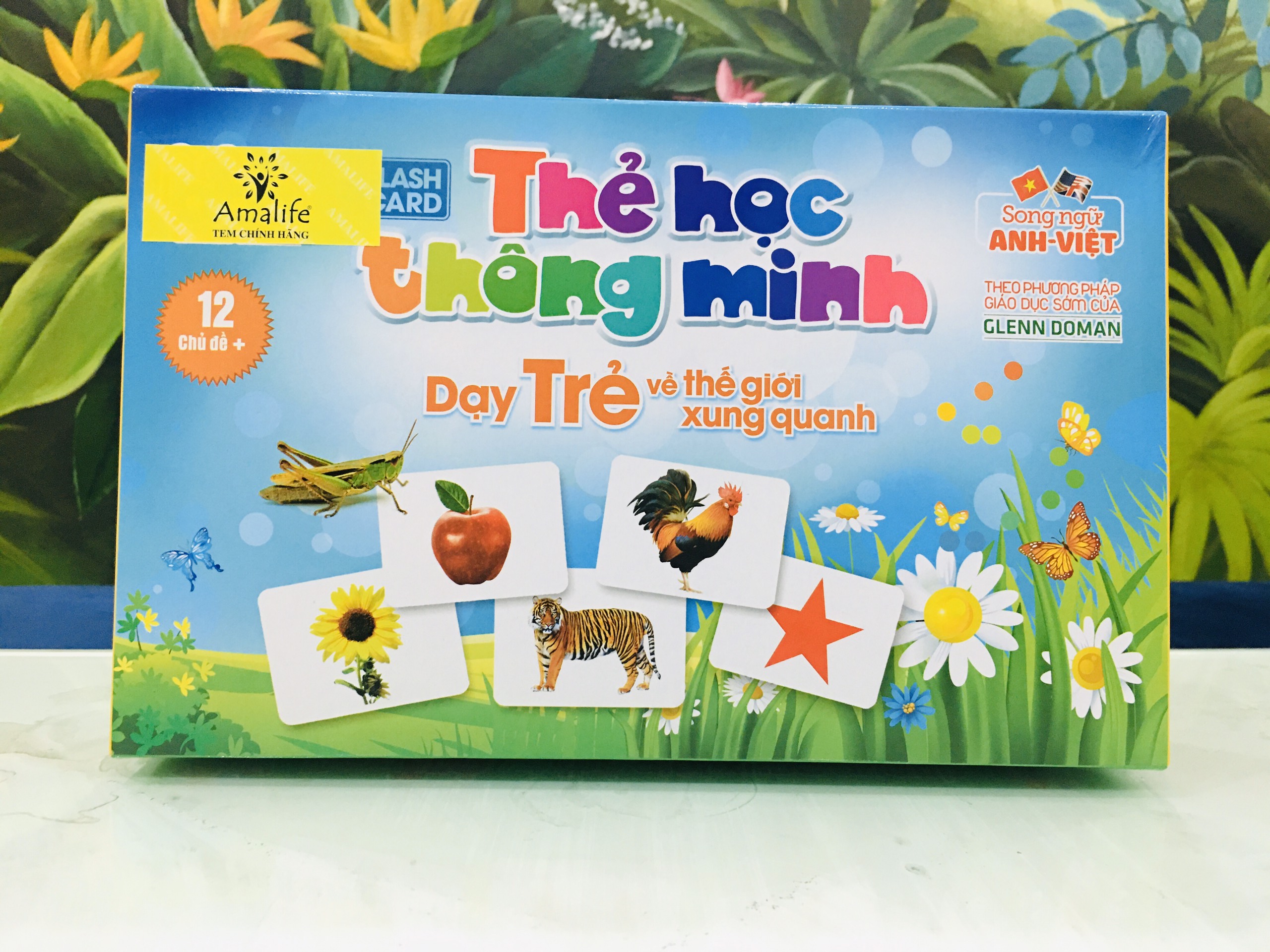 Thẻ Học Thông Minh Flashcard Song Ngữ Cho Bé