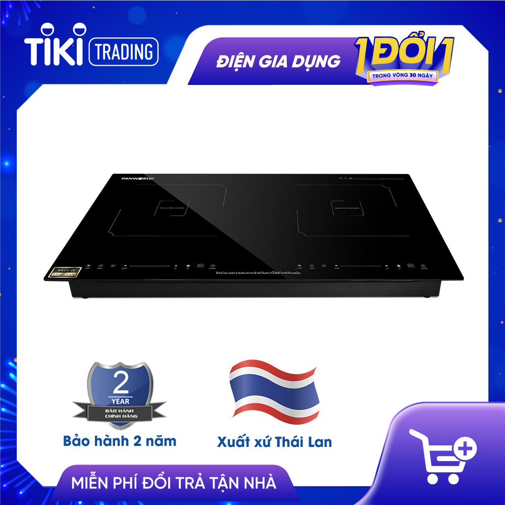 Bếp điện đôi từ cao cấp Panworld PW-1922 nhập khẩu Thái Lan - Hàng chính hãng