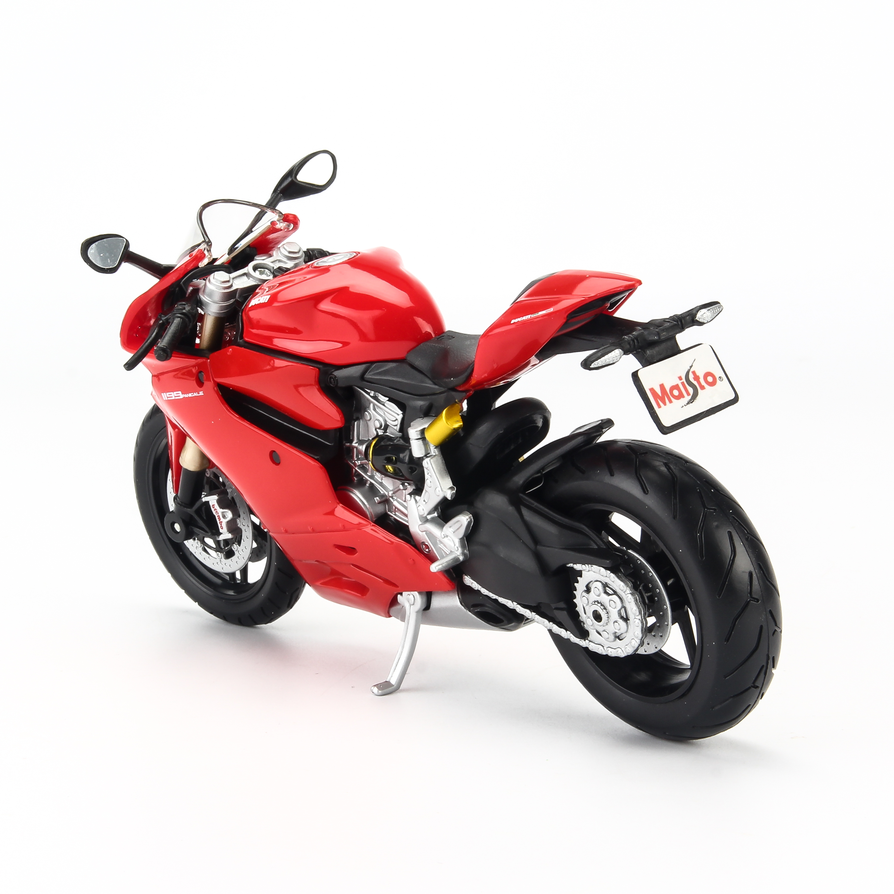 Mô Hình Xe Ducati 1199 Panigale Red 1:12 Maisto MH-31101(20-11108)