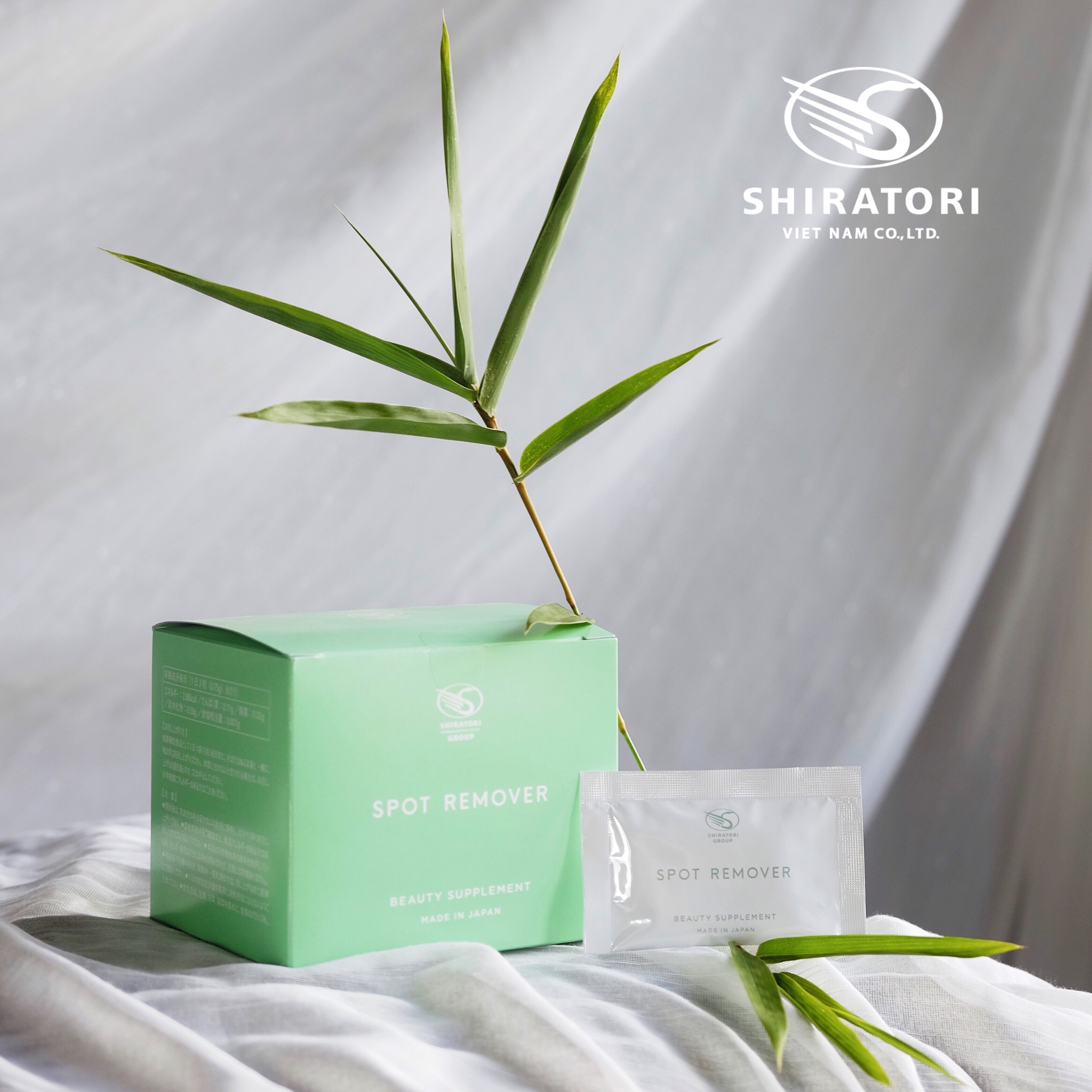 Viên Uống Giảm Mụn Đẹp Da Shiratori Spot Remover Supplement
