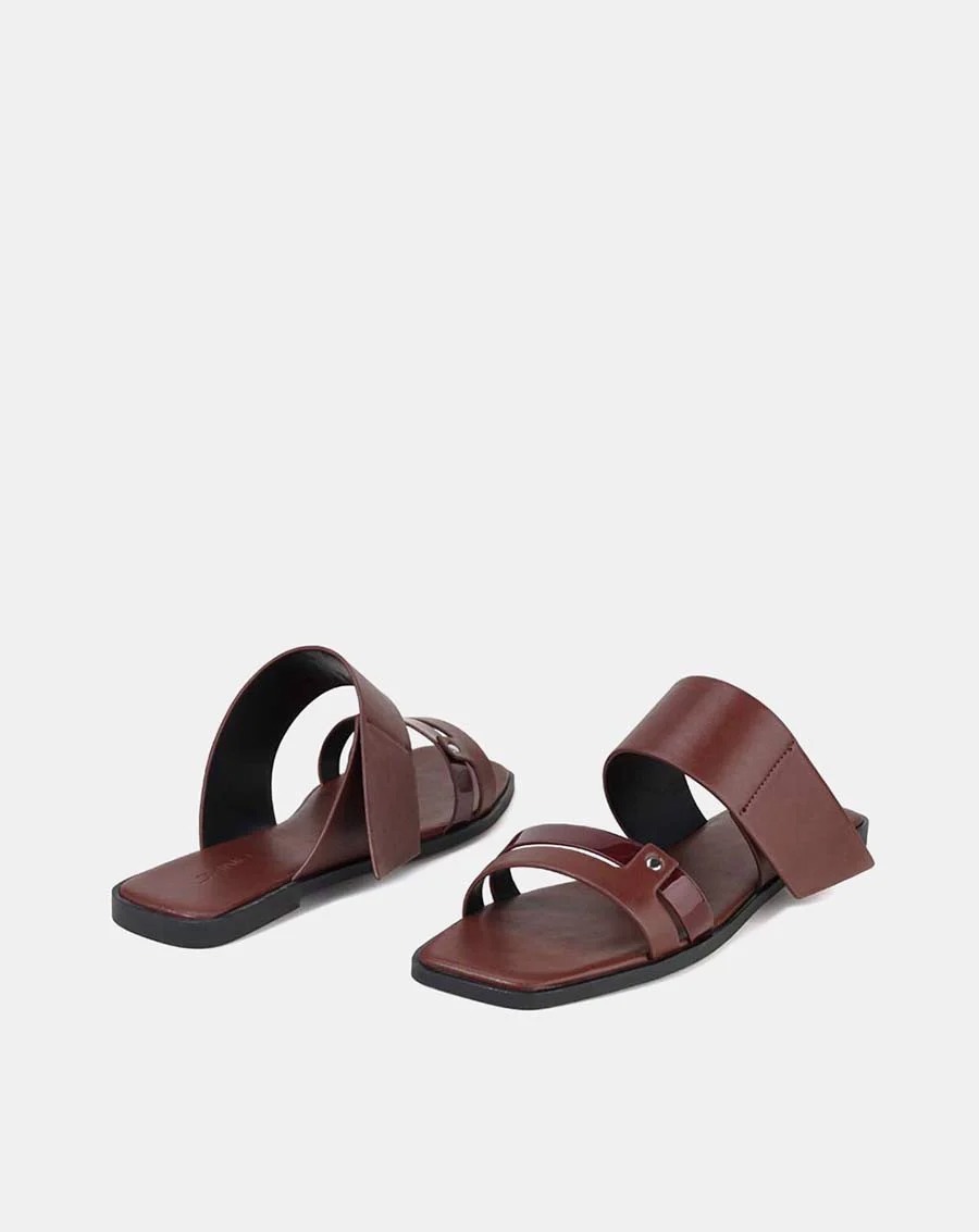 Giày sandal hở gót quai ngang Juno SD01091