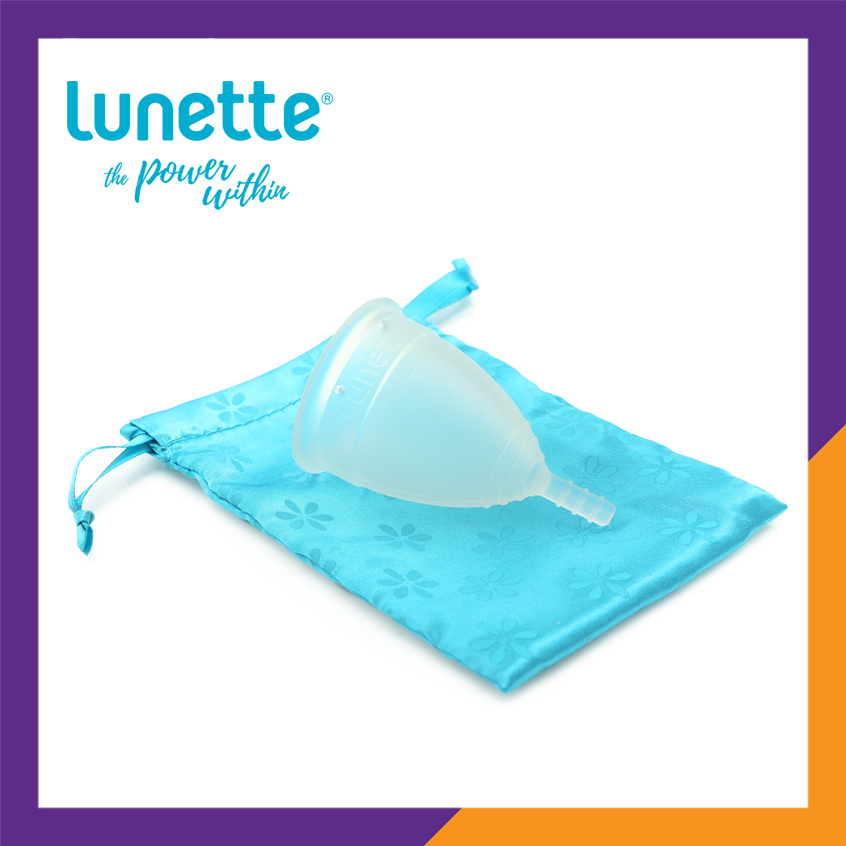 Cốc Nguyệt San Lunette Trong Suốt Size 2 Dung Tích 30ml - Vật Liệu 100% Silicon Y Tế Đạt Chứng Nhận FDA - Nguyên Tem Niêm Phong - Sản Xuất Tại Phần Lan - Hàng Chính Hãng - Lunette Menstrual Cup Clear