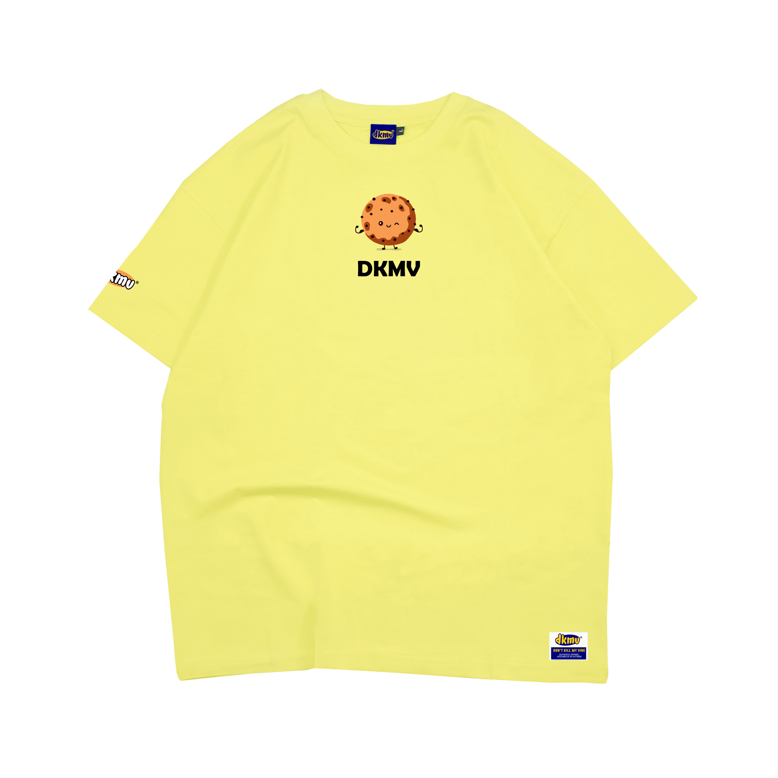 DKMV Tee Friends not Food-Yellow