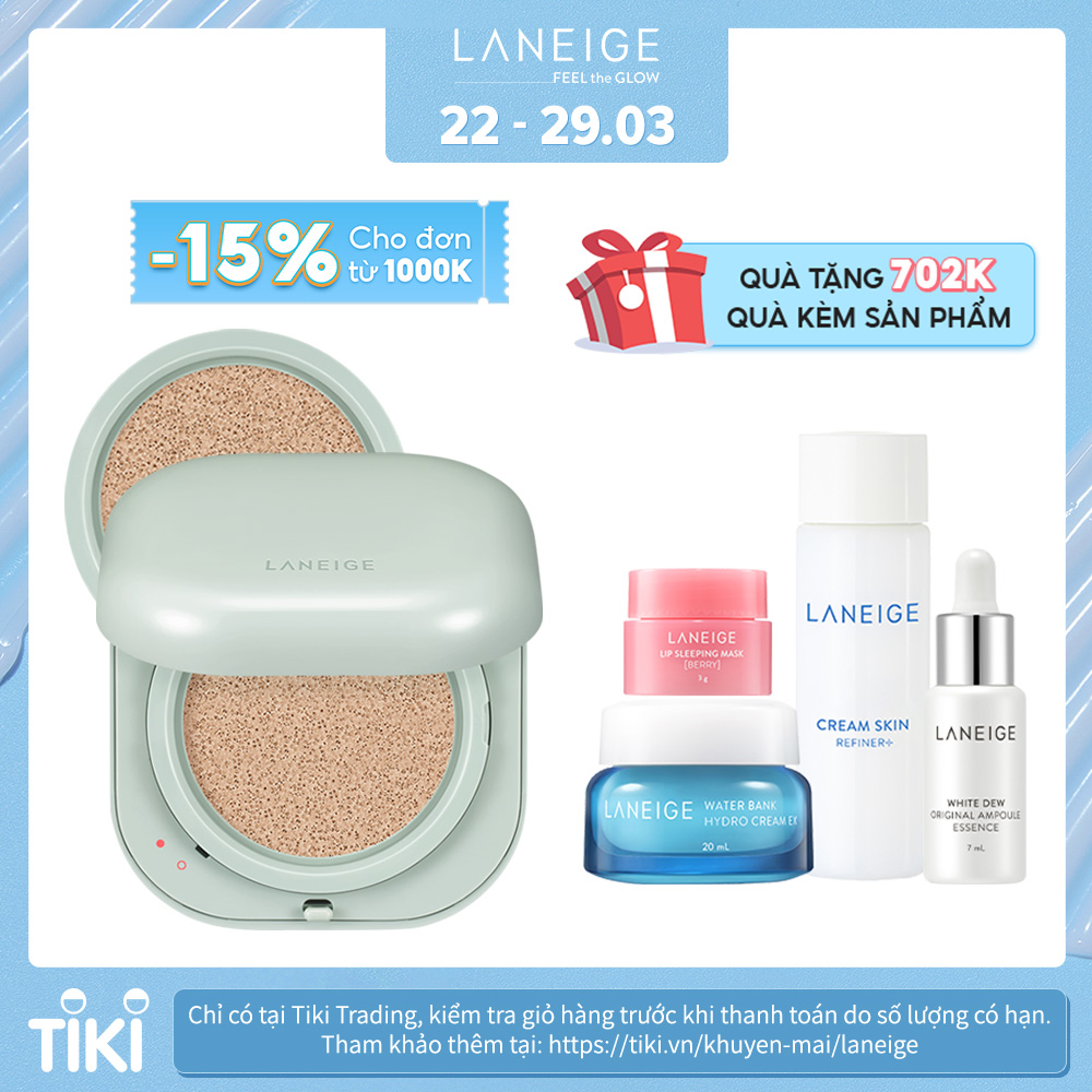 Phấn Nước Mịn Lì 24H Laneige Neo Cushion Matte 15g*2 13N