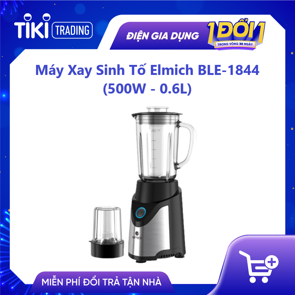 Máy Xay Sinh Tố Elmich BLE-1844  - Hàng chính hãng