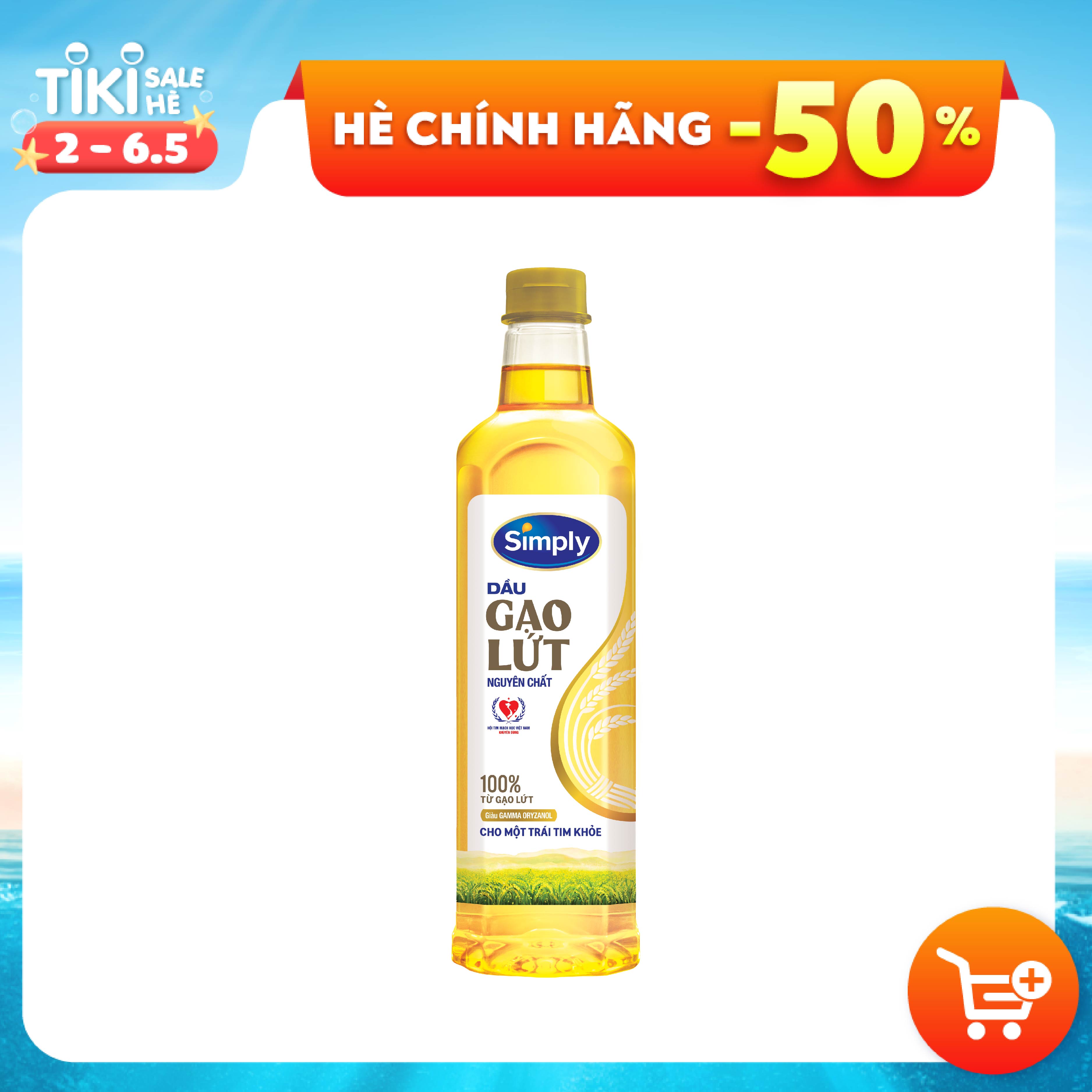 Dầu Gạo Lứt Simply 1L