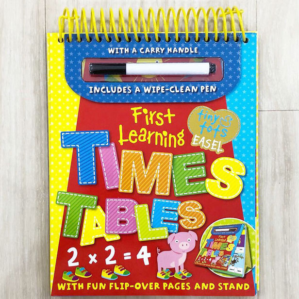 Tiny Tots Easel First Learning : Times Tables (Includes a wipe-clean Pen)