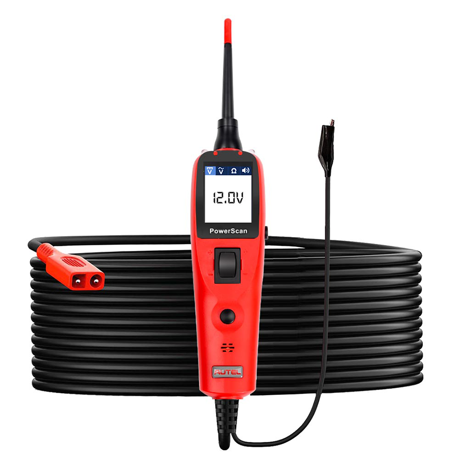 Autel PowerScan PS100 - Thiết Bị Đo Điện, Kiểm Tra Xung Tín Hiệu Cảm Biến, Đo Xung, Đo Ôm, Kiểm Tra Trở Kháng, Kích Hoạt Cấp Nguồn 12V, VOM Đo Điện Cho Ô Tô, Xe Máy