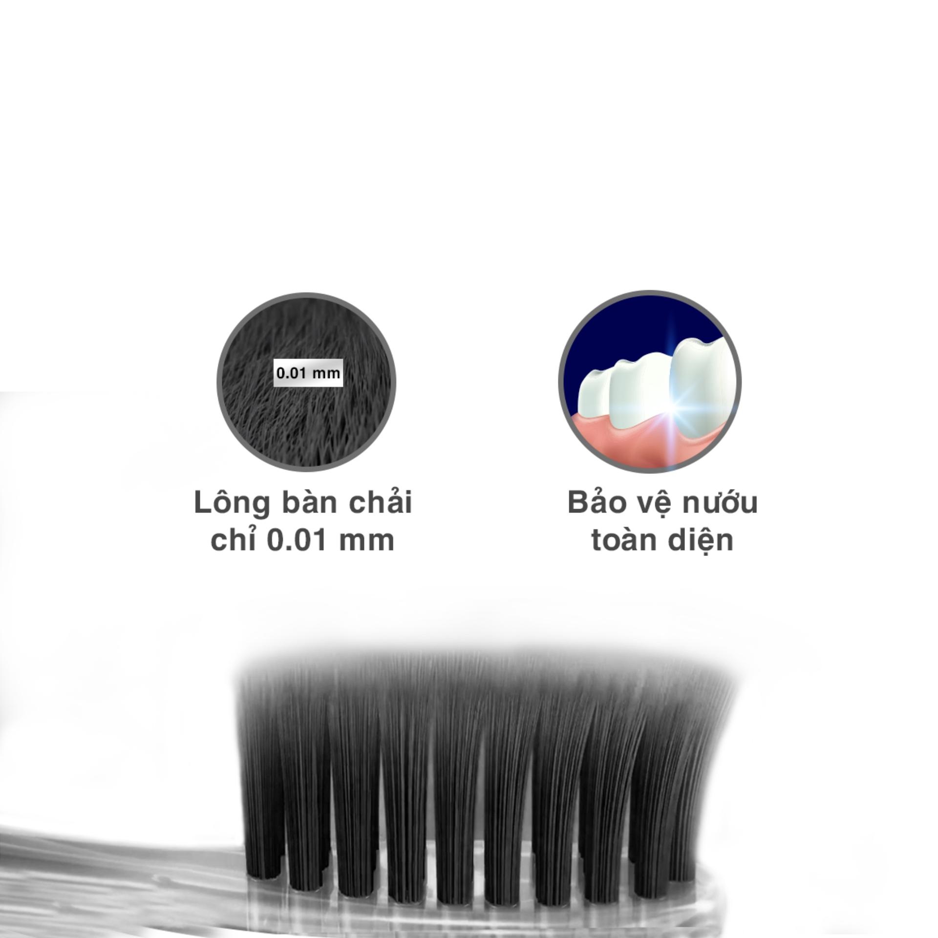 Vỉ 1 Bàn Chải ORAL-B Tinh Chất Trà Đen