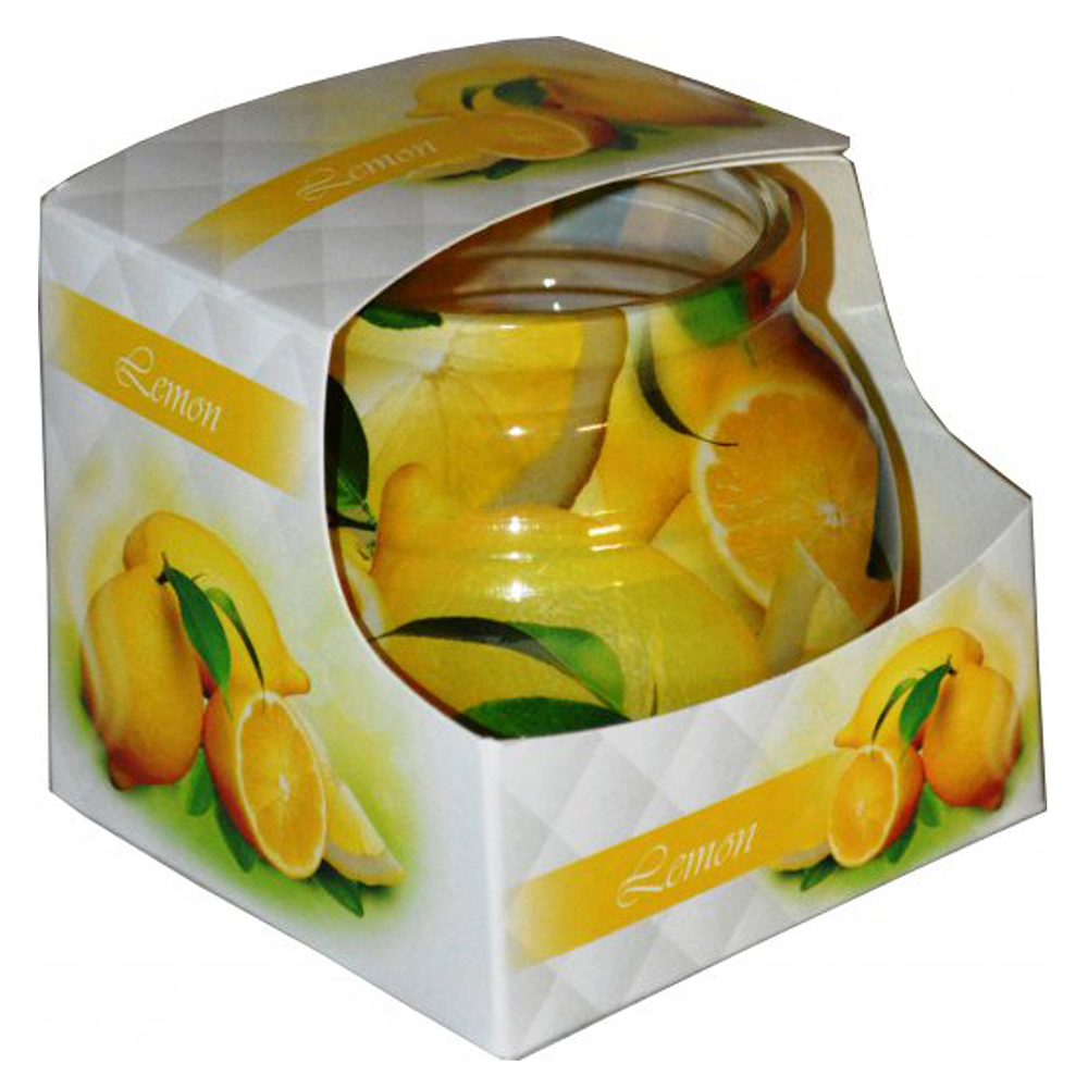 Ly nến thơm tinh dầu Admit Lemon 85g QT04540 - hương chanh tươi