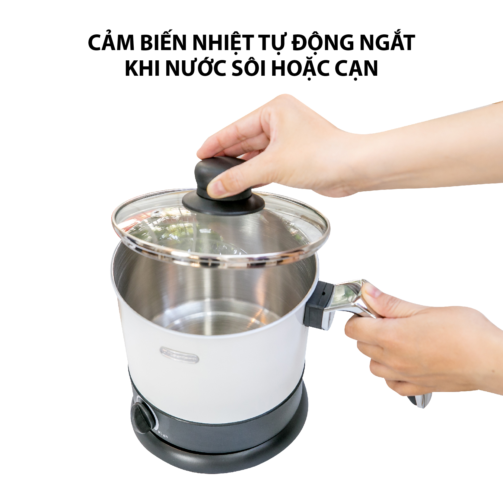 Ca Nấu Đa Năng Kuchenzimmer 3000211 (1L) - Trắng - Hàng chính hãng