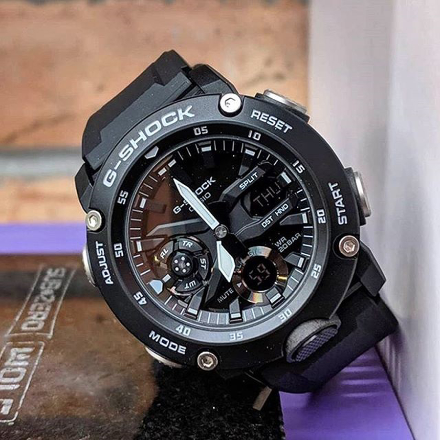 Đồng hồ nam dây nhựa Casio G-Shock chính hãng GA-2000S-1ADR (48mm)