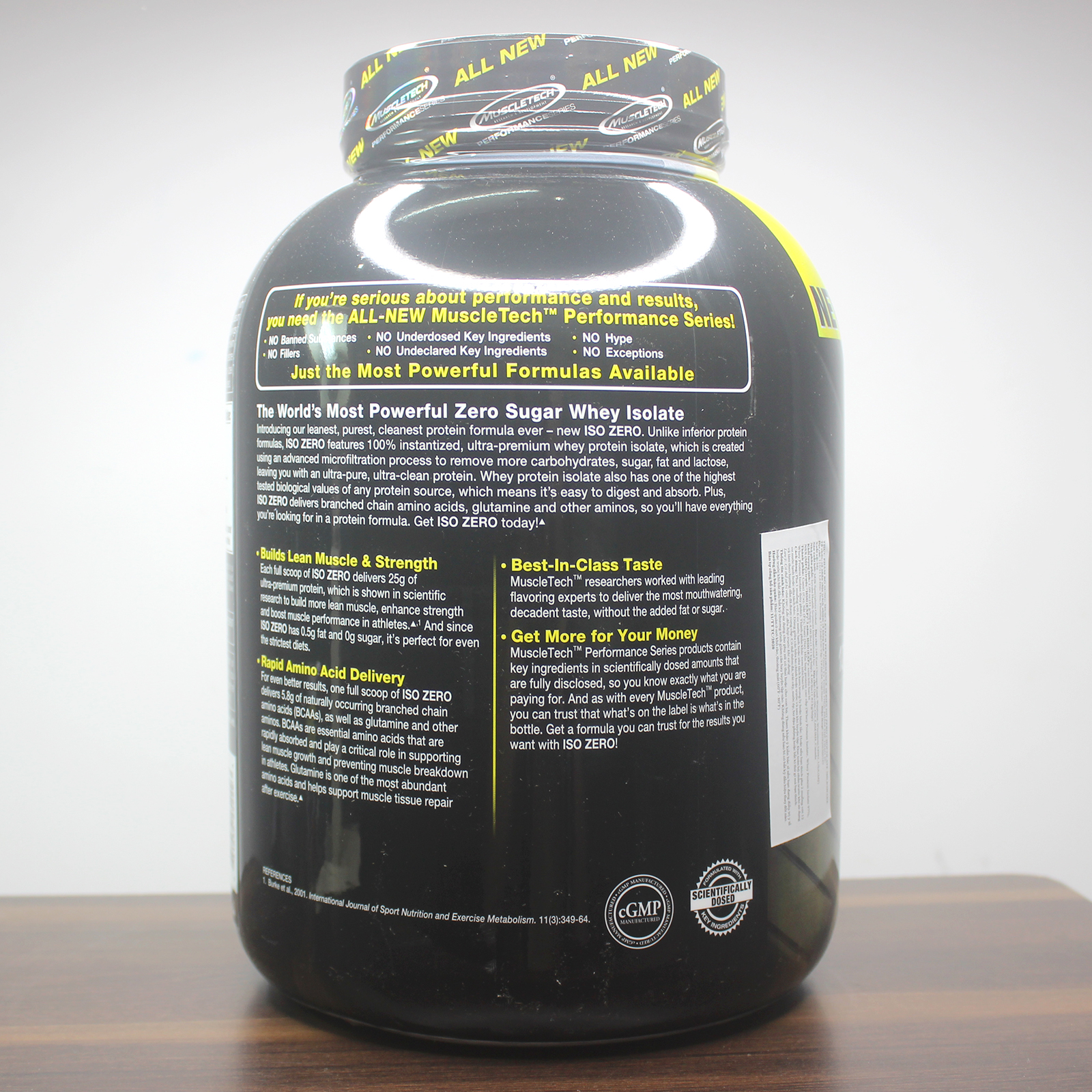 Combo Sữa tăng cơ ISO ZERO 100% Whey Protein Isolate của Muscle Tech hỗ trợ tăng cơ giảm cân đốt mỡ hương Chocolate hộp 4lbs &amp; Bình INOX 739 ml (Màu Ngẫu Nhiên)