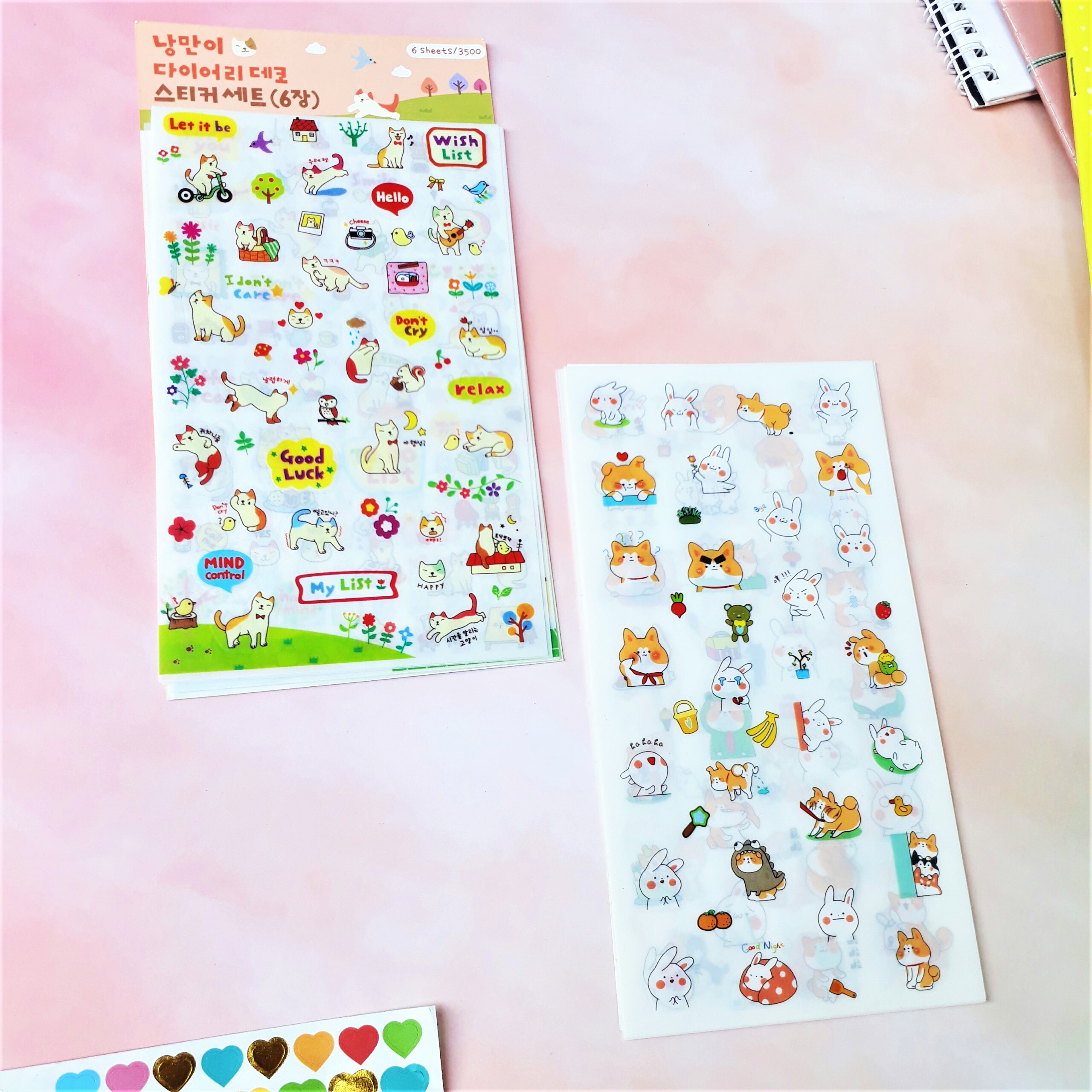 Combo 2 Bộ 6 Tấm Sticker Dán Trang Trí Thú Cưng A-1505 - My List