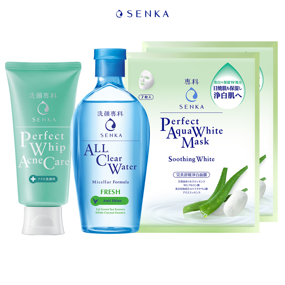 Bộ sản phẩm dành cho da mụn Senka _95121