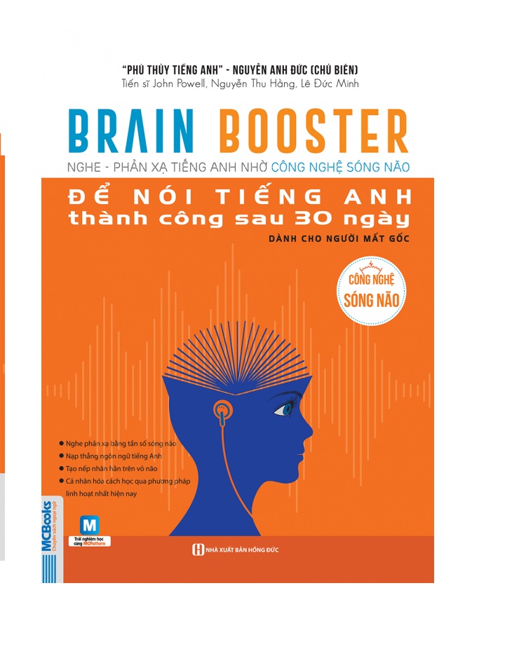 Combo Sách Brain Booster - Nghe - Phản Xạ Tiếng Anh Nhờ Công Nghệ Sóng Não