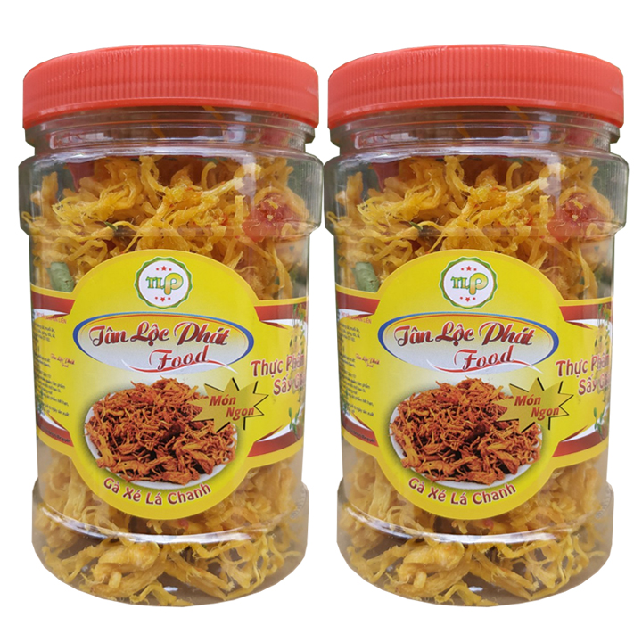 KHÔ GÀ LÁ CHANH HIỆU TÂN LỘC PHÁT - HŨ 100G