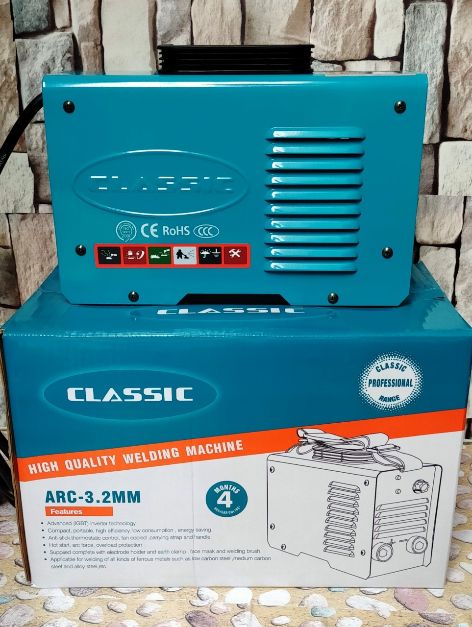 MÁY HÀN QUE ĐIỆN TỬ CLASSIC ARC-3.2MM - HÀNG CHÍNH HÃNG